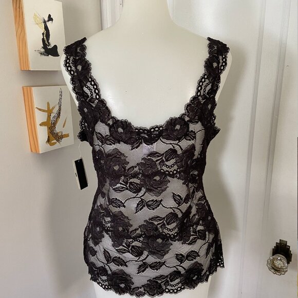 Josie Natori Lace Tank Top NWT | Size Large - Picture 2 of 3